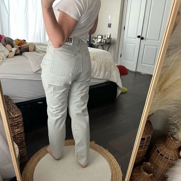 Ragged Priest Women’s 8 Butt Cut Butt Slit Jeans Stonewash NWT - Picture 3 of 8